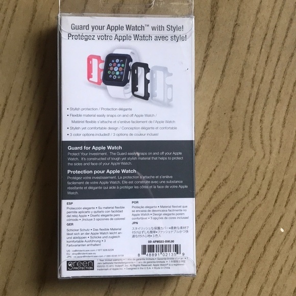 Trident Rubber Watch Guard For Apple Watch New in Box - Picture 2 of 2